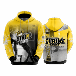 1727 UNISEX FLEECE HOODY KG-SOFTBALL-2