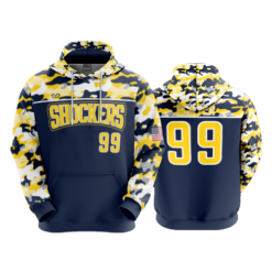 4828 UNISEX FLEECE HOODY SHOCKERS-2