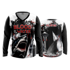 4823 WOMENS V NECK LONGSLEEVE BLOOD-IN-THE-WATER