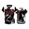 4823 WOMENS 2 BUTTON SCOOP NECK BLOOD-IN-THE-WATER