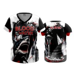 4823 WOMENS V NECK BLOOD-IN-THE-WATER