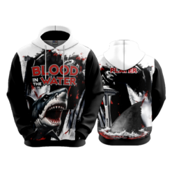 4823 UNISEX FLEECE HOODY BLOOD-IN-THE-WATER