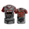 4827 WOMENS V NECK RATTLERS-1