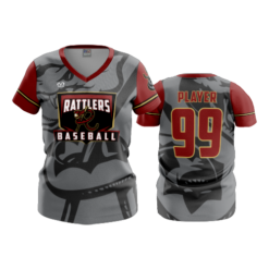 4827 WOMENS V NECK RATTLERS-1