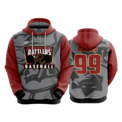 4827 UNISEX FLEECE HOODY RATTLERS-1
