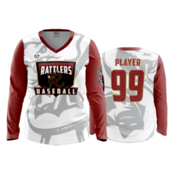 4827 WOMENS V NECK LONGSLEEVE RATTLERS-2