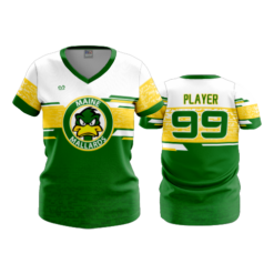 4832 WOMENS V NECK MAINE-MALLARDS-1