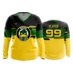 4832 WOMENS V NECK LONGSLEEVE MAINE-MALLARDS-2
