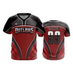 4824 MENS 2 BUTTON SCOOP NECK OUTLAWS-1