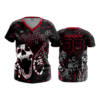 4826 WOMENS V NECK GOONZSQUAD-2
