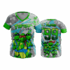 4841 WOMENS V NECK TURTLE-POWER-2