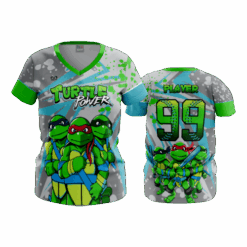 4841 WOMENS V NECK TURTLE-POWER-2