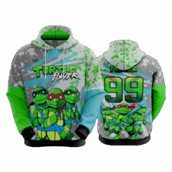 4841 UNISEX FLEECE HOODY TURTLE-POWER-2