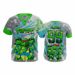 4841 MENS 2-BUTTON SCOOP NECK LYCRA MESH TURTLE-POWER-2