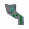 4841 MENS BALLPARK CHARCOAL BRAID PANTS TURTLE-POWER-2