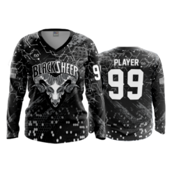 3602 WOMENS V NECK LONGSLEEVE BLACK-SHEEP-25-1