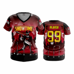 4839 WOMENS V NECK SHOWTIME-1
