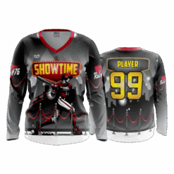 4839 WOMENS V NECK LONGSLEEVE SHOWTIME-2
