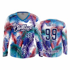 4843 WOMENS V NECK LONGSLEEVE THE-DIRTBAGS-1