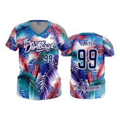 4843 WOMENS V NECK THE-DIRTBAGS-1
