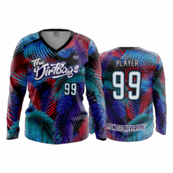 4843 WOMENS V NECK LONGSLEEVE THE-DIRTBAGS-2