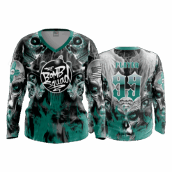 4849 WOMENS V NECK LONGSLEEVE THE-BOMB-SQUAD-1