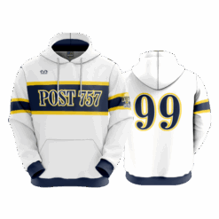 4848 UNISEX FLEECE HOODY POST-757-1