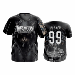 1727 MENS SPORT V NECK KG-SOFTBALL-INFAMOUS-1