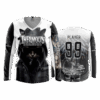 1727 WOMENS V NECK LONGSLEEVE KG-SOFTBALL-INFAMOUS-2