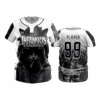 1727 WOMENS NO BUTTON SCOOP NECK KG-SOFTBALL-INFAMOUS-2