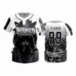 1727 WOMENS NO BUTTON SCOOP NECK KG-SOFTBALL-INFAMOUS-2