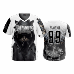 1727 MENS SPORT V NECK KG-SOFTBALL-INFAMOUS-2