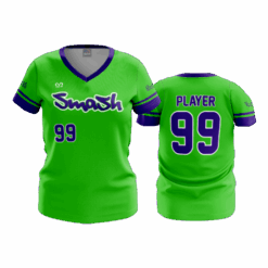 4861 WOMENS V NECK SMASH-SHACK-1