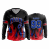 4857 WOMENS V NECK LONGSLEEVE TEAM-OHIO-8U-1