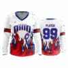 4857 WOMENS V NECK LONGSLEEVE TEAM-OHIO-8U-2