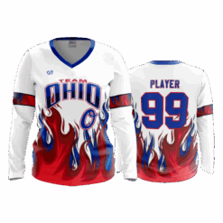 4857 WOMENS V NECK LONGSLEEVE TEAM-OHIO-8U-2