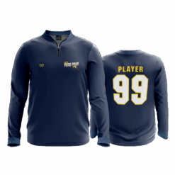 4858 UNISEX QUARTER ZIP RIBBED COLLAR LONGSLEEVE PAGO-PAGO-AETO-QUARTER