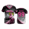 4860 WOMENS V NECK PUGET-SOUND-PIGS-1