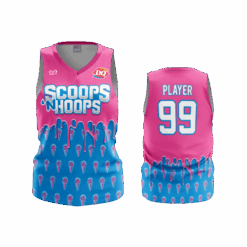 4856 UNISEX 1 PLY BASKETBALL V NECK