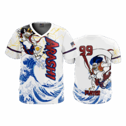 4866 MENS SPORT V NECK ARASHI-1