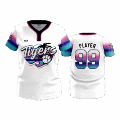 2573 WOMENS 2-BUTTON SCOOP NECK LYCRA MESH CENTRAL-OHIO-TIGERS-1
