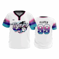 2573 MENS 2-BUTTON SCOOP NECK LYCRA MESH CENTRAL-OHIO-TIGERS-1