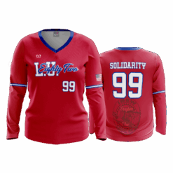 4868 WOMENS V NECK LONGSLEEVE IBEW-LOCAL-82-2