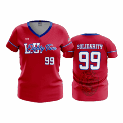 4868 WOMENS V NECK IBEW-LOCAL-82-2
