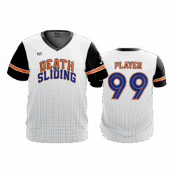 3691 MENS SPORT V NECK DEATH-BY-SLIDING-1