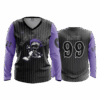3691 WOMENS V NECK LONGSLEEVE DEATH-BY-SLIDING-2