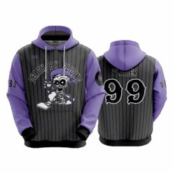 3691 UNISEX FLEECE HOODY DEATH-BY-SLIDING-2