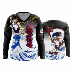 4866 WOMENS V NECK LONGSLEEVE ARASHI-2