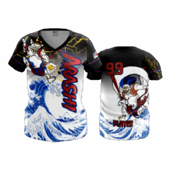 4866 WOMENS V NECK ARASHI-2