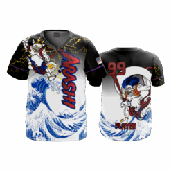 4866 MENS SPORT V NECK ARASHI-2
